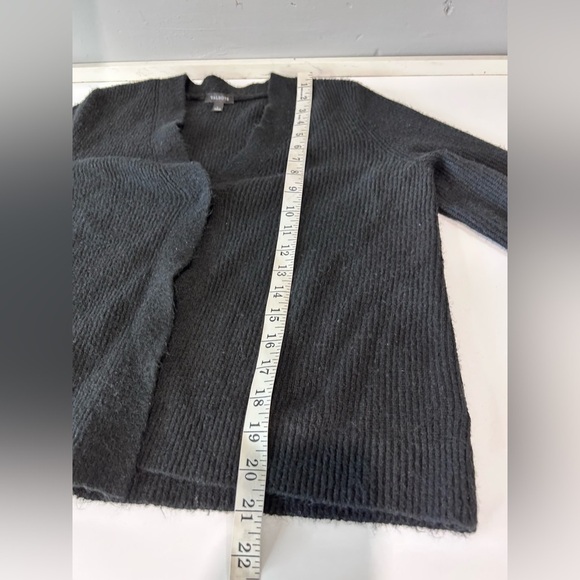 Talbots Black Cardigan Sweater V-Neck Knit - Picture 6 of 16